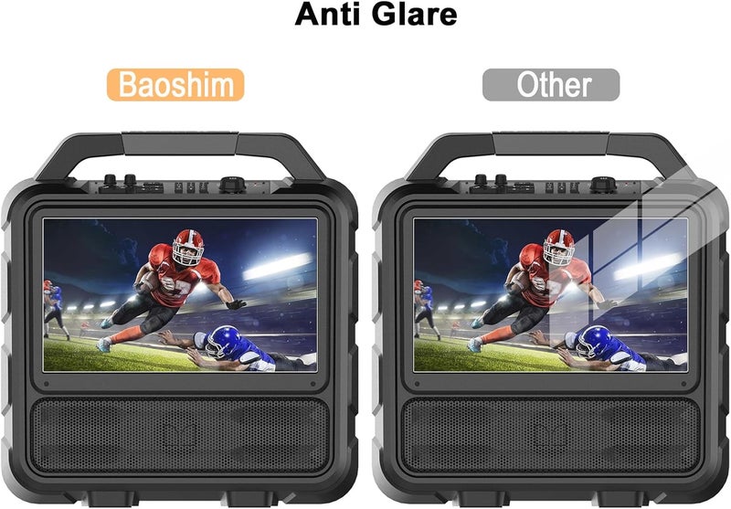 Baoshim 2 Pack Anti Glare Screen Protector Compatible with Monster Vision Portable Entertainment System | Anti-Glare,Clear Touch,Matte Film Skin,Anti-Scratch,Anti-Reflective - Image 2